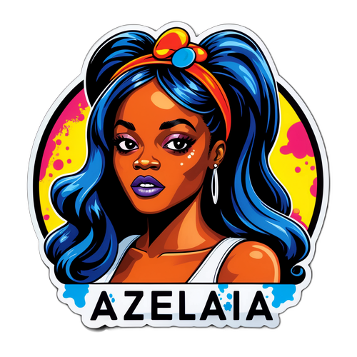 Edgy klistermærke af Azealia Banks