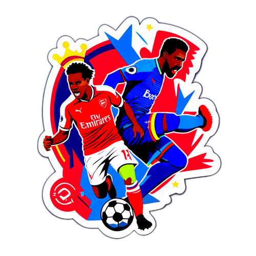 阿森納對水晶宮比賽主題貼紙
