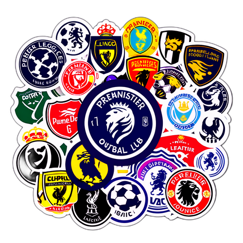 สติ๊กเกอร์สโลแกนสนับสนุนสโมสรฟุตบอลพรีเมียร์ลีก