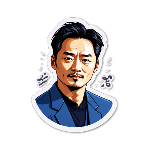 주진우의 유명한 명언을 강조한 스티커 디자인