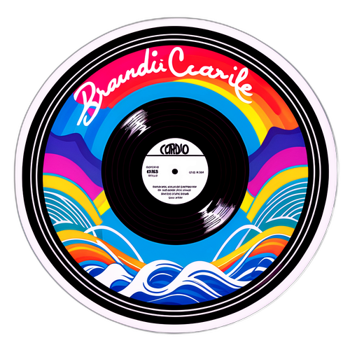 Retro Vinylskiva med Brandi Carlile