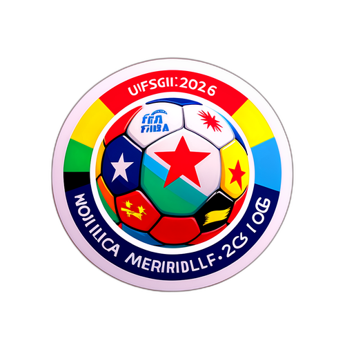 Динамічний наліпка до чемпіонату світу з футболу 2026