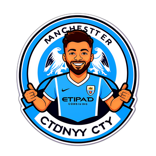 曼城足球隊激勵貼紙