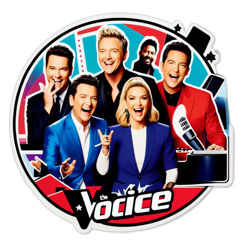 Vibrant Collage av Øyeblikk fra TV2 The Voice