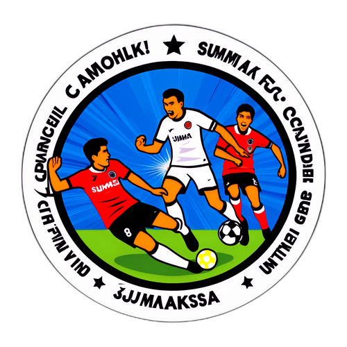Stiker Pertandingan Sumsel United FC vs Adhyaksa