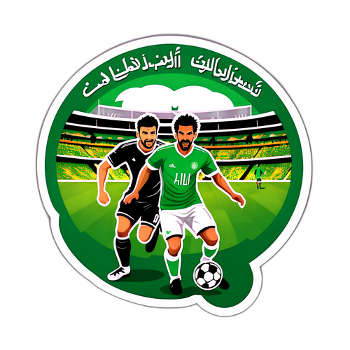 Sticker ya Kusisimua ya Al-Ahli Saudi vs Al-Riyadh