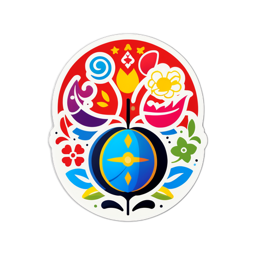 学びの喜びを感じるカワイ塾の哲学を表現したステッカー