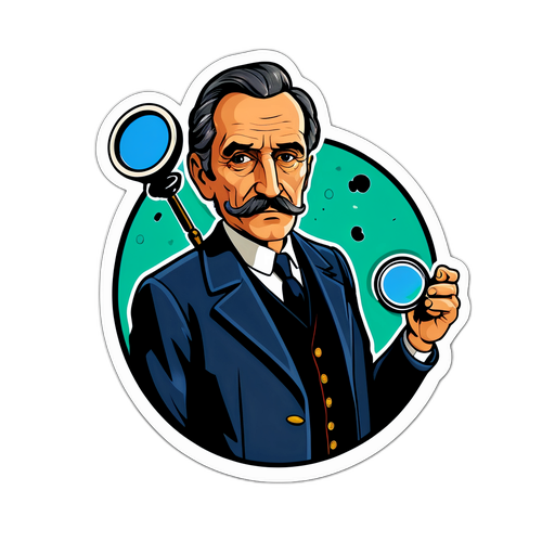 Autocollant de César Wagner en pleine enquête