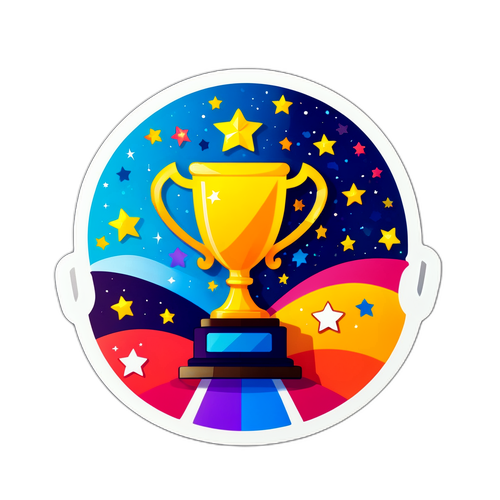 Trofeu Sportiv cu Stele Strălucitoare