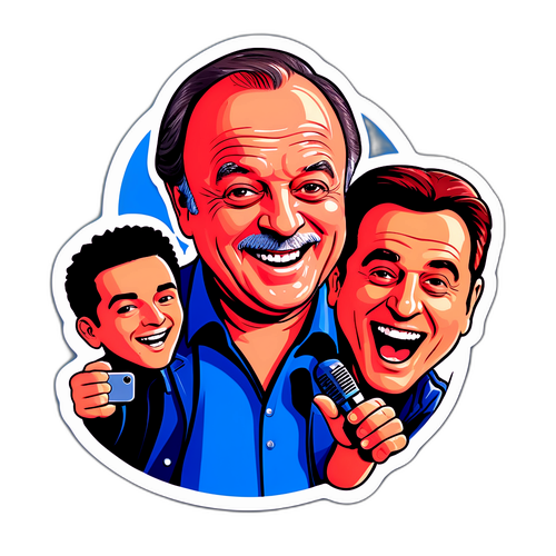 Gerry Scotti e Fan Joyosi