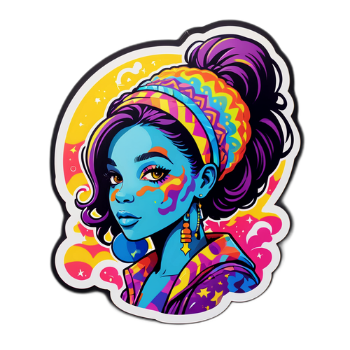 Conception d'un sticker inspiré de la série Euphoria