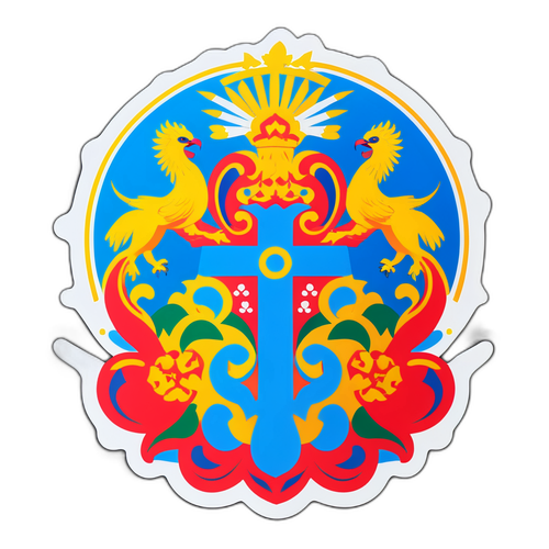 Наклейка з символами Златополя