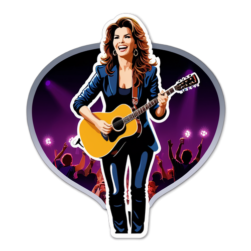 Fotobombe! Shania Twain Tar Scenen med en Uforglemmelig Oppvisning!