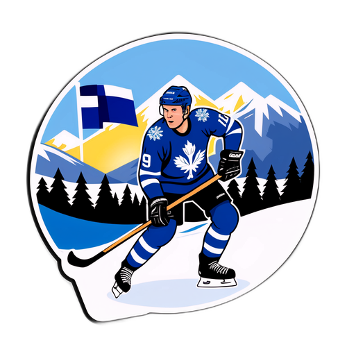 Suomalainen jääkiekkoilija Joona Saarelainen pelittää vauhdikkaasti