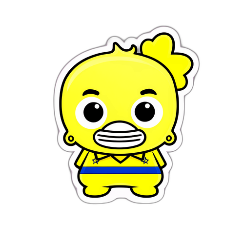 สติกเกอร์ตัวการ์ตูนน่ารักของทีมบียาร์เรอัล