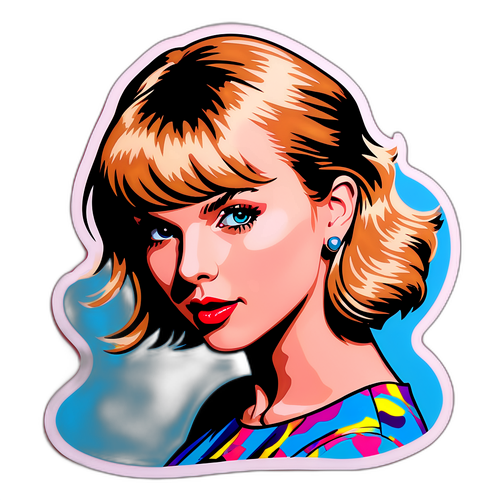 Portret pop-artowy Taylor Swift