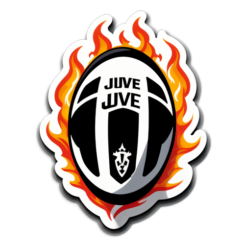 Cesur Juve Logosu Stickeri