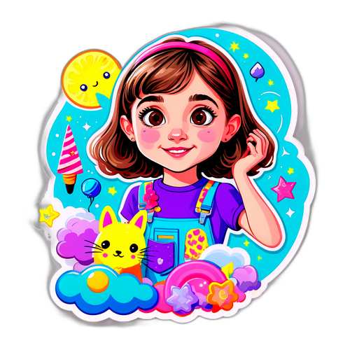 चarming स्टिकर