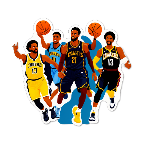 Sticker Pertandingan Cavaliers vs. Pacers