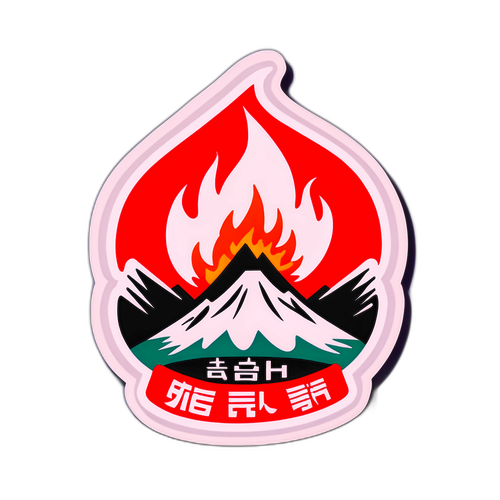 大分火災警告ステッカー