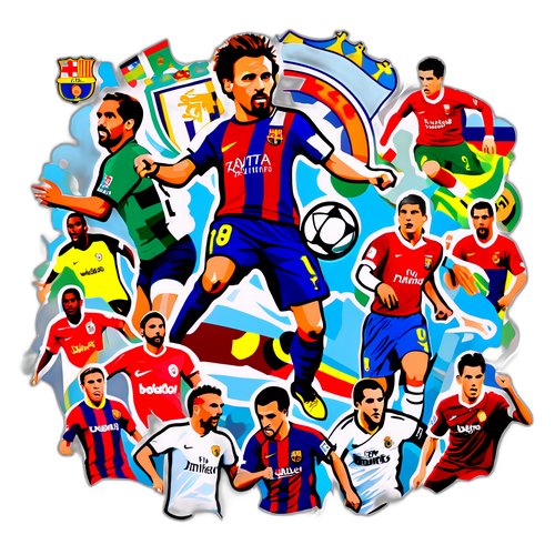 Sticker ya Kukusanya Ikoni za La Liga