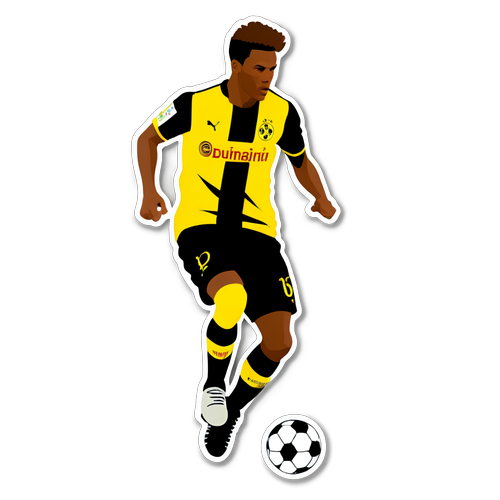 Dinamik Borussia Dortmund Futbolcu Stickerı