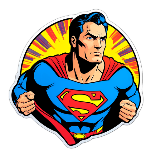 Stickers Iconici di Superman
