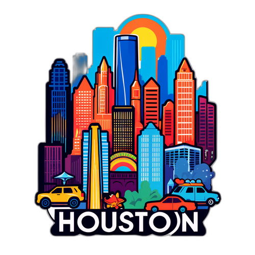 Houston Kultura Naklejka