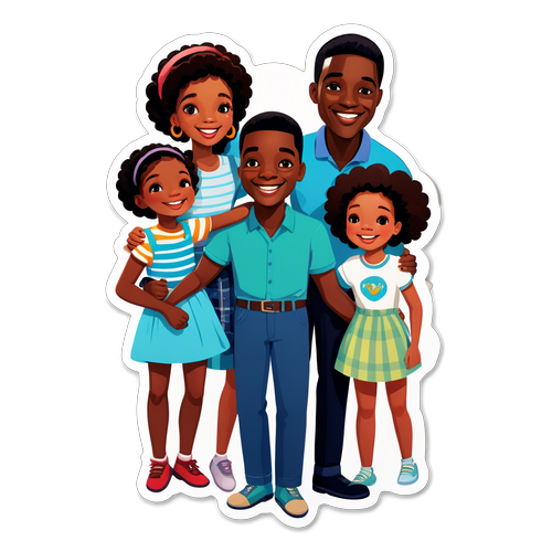 Sticker ng Pamilyang Blackman