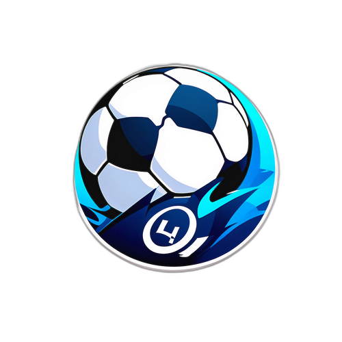 สติ๊กเกอร์ลีกเอิง: ลูกฟุตบอลที่ลอยอยู่เหนือเวทีฟุตบอล