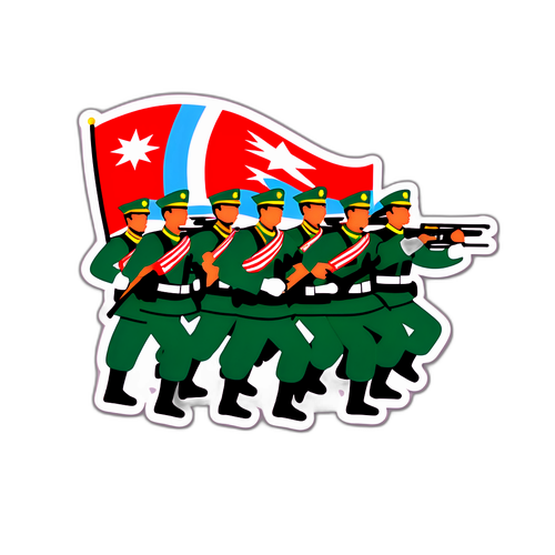 1993年军事阅兵主题动态贴纸