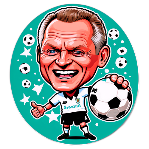 Caricatura Giocosa di Paul Gascoigne