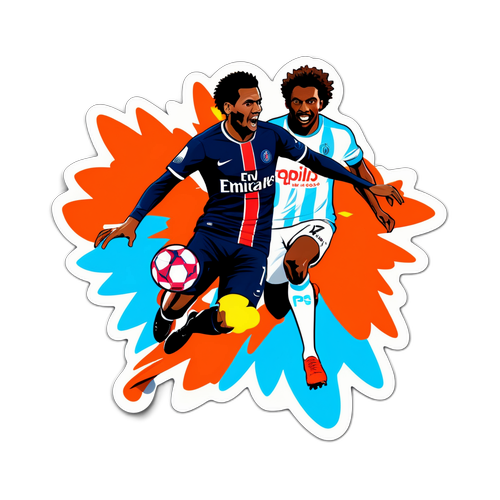 מדבקת ריבים פ.ס.ז' נגד מארסיי