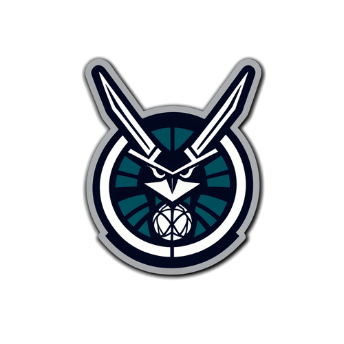 Spurs Basketball Logo Sticker