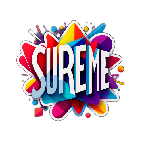 Supreme Sticker Design