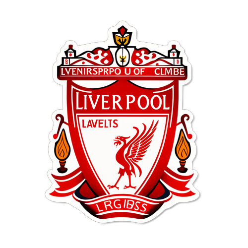 Ushindi wa Liverpool FC! Picha ya Kushangaza ya Skyline ya Merseyside