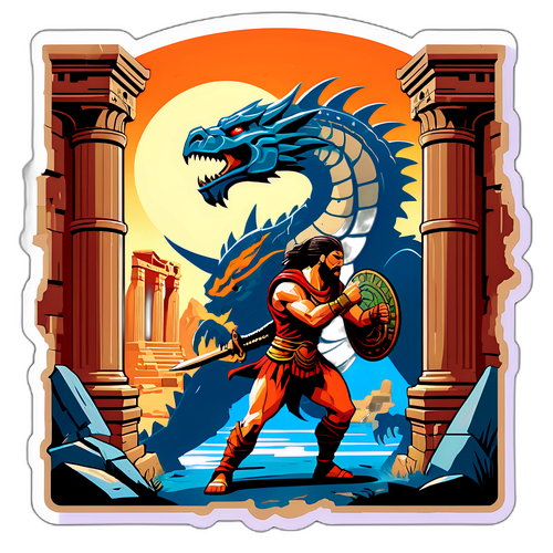 En dramatisk scen från Titan Quest 2