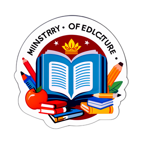 Stiker Logo Resmi Kementerian Pendidikan dan Kebudayaan