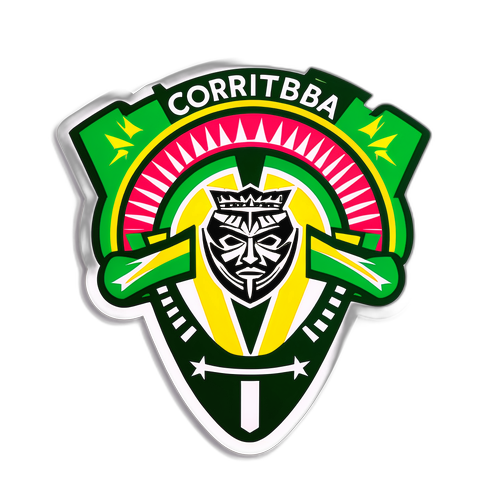 Adesivo Coritiba com Torcedores Vibrantes