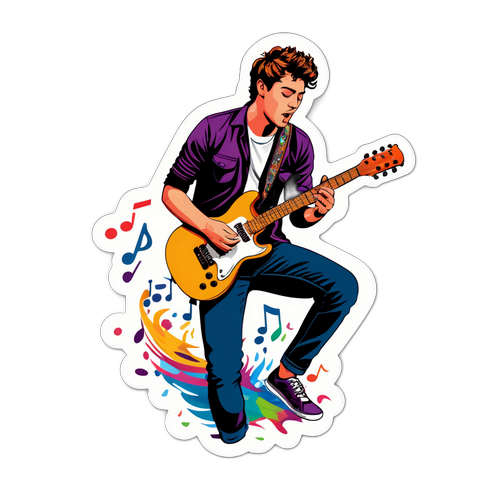 Musikalsk klistremerke av Calum McFarlane