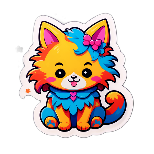 Sticker Giocoso di Gaiba