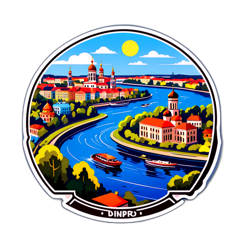 Výhled na Dnipro