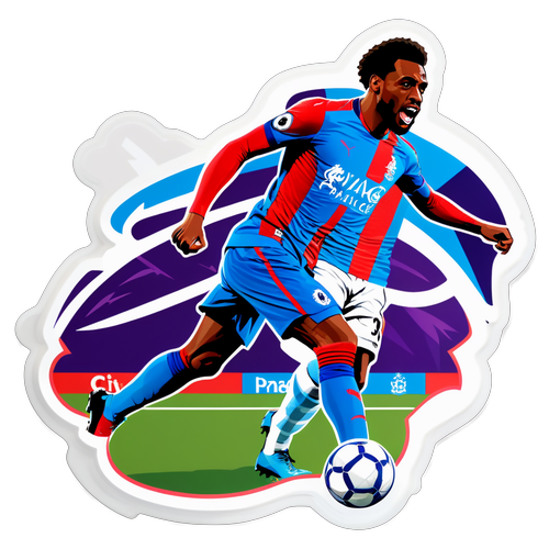 Stiker Pertandingan Crystal Palace vs Manchester City