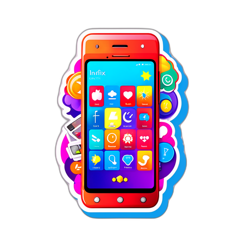 Elegantong Sticker ng Infinix Hot 60 Pro