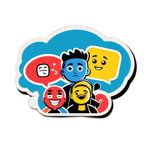 Sticker z Postaciami z Akacjowa 38