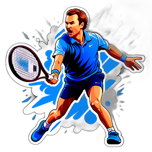 Un tournoi de tennis avec Medvedev en pleine compétition