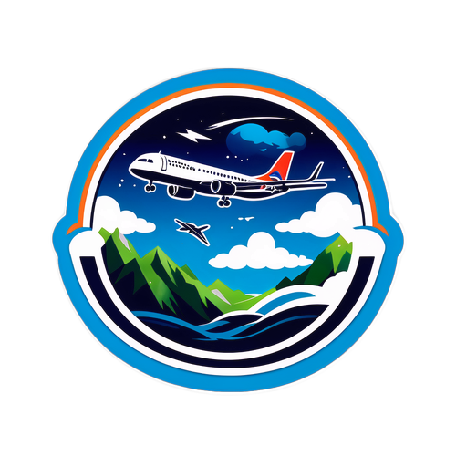 Flygplan Genom Molnen