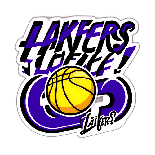 Sticker na Lakers 4 Life!