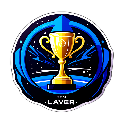 Stylizowany sticker Laver Cup