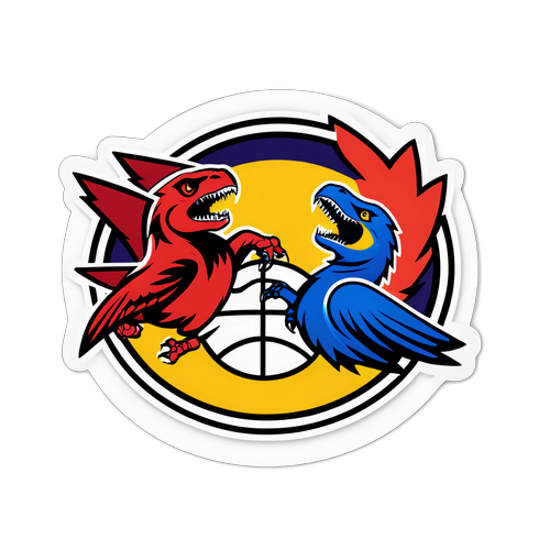 Stiker Energetik Raptors vs. Warriors